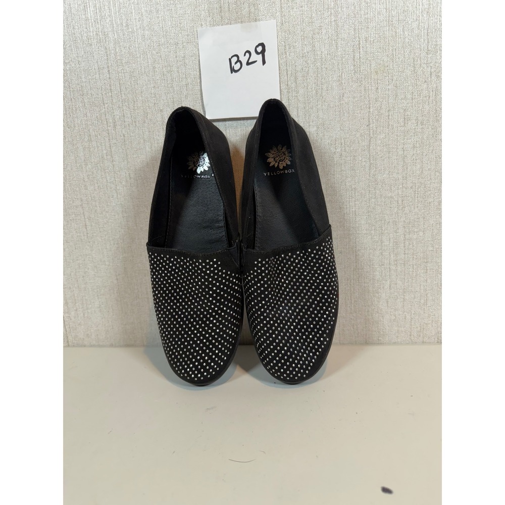 Yellow box women loafers size 7.5 black‎